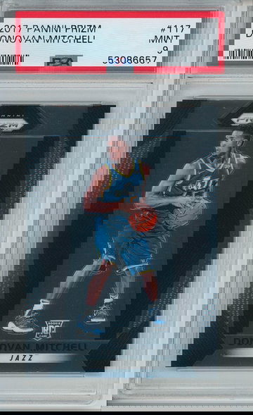 2017 Panini Prizm Donovan Mitchell PSA 9 Mint