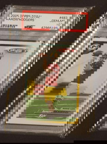 2005 Topps Total Aaron Rodgers #483 PSA 10