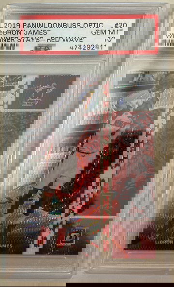 2019 LeBron Optic Winner Stays Red Wave