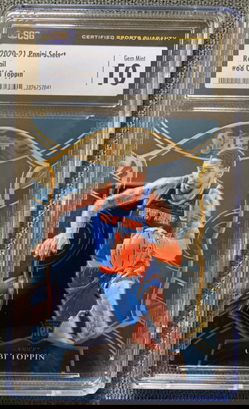 2020 Panini Select Obi Toppin RC CSG 10 Gem Mint