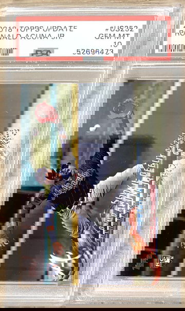 RONALD ACUNA JR. 2018 Topps Update RC #US252 PSA 10 Gem-Mint