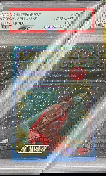 2020 Panini Contenders Patrick Williams Lottery Ticket Rookie PSA 10 #3 Gem Mint Bulls RC 