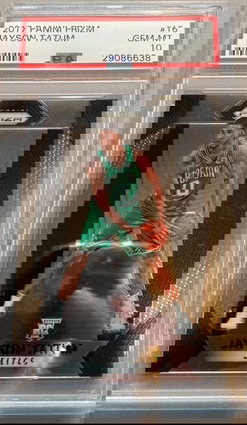 Jayson Tatum 2017 Panini Prizm base PSA 10 #16