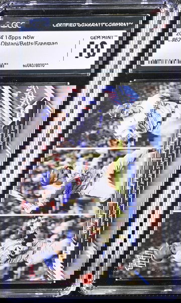 2024 TOPPS OHTANI/BETTS/FREEMAN #620 CGC 10