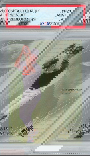 2000 SP AUTHENTIC PREMIER PERFORMERS CAL RIPKEN JR #PP3 ORIOLES HOF PSA 9 MINT