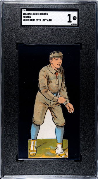 1888 McLoughlin Brothers Boston Right Hand Over Left Arm SGC 1 Poor