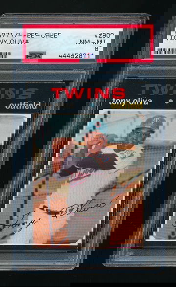 1971 OPC #290, Tony Oliva PSA 8 NMMT