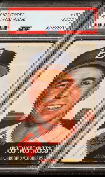 1953 Topps Pee Wee Reese #76 PSA 2 [BL-1.33]