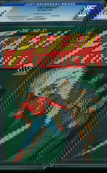 FLASH COMICS #12, CGC 9.4 NM -- 2nd Highest Graded!