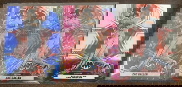 Zac Gallen 2022 Mosaic Blue Camo Pink Prizm & Base