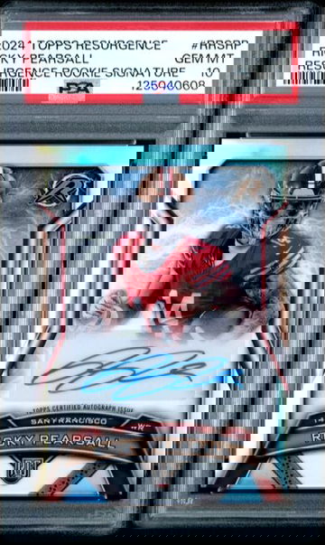 2024 Topps Resurgence Rickey Pearsall Rookie RC Auto PSA 10