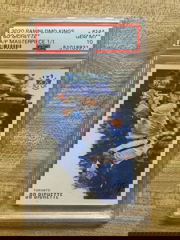 2020 Panini Diamond Kings Bo Bichette Rookie Card AP Masterpiece 1/1 PSA 10 Gem Mint 