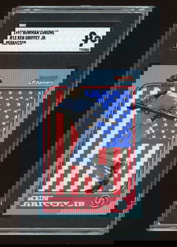 1997 Bowman Chrome refractor Ken Griffey Jr