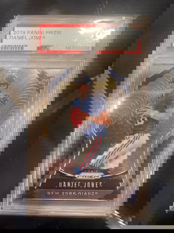 2019 Prizm RC Rookie Card PSA 10 Daniel Jones