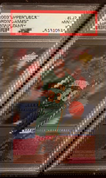 2003 Upper Deck LeBron James "LeBron's Diary" #LJ2 PSA 9 Mint