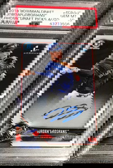 Jordan Groshans 2018 Bowman Chrome Auto