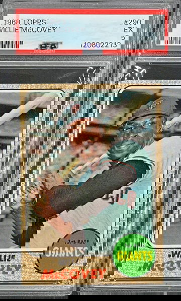 1968 Topps baseball # 290 Willie McCovey PSA 5