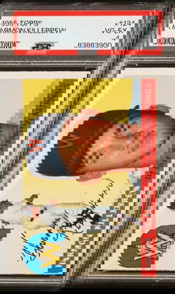 1955 Topps Rookie Harmon Killebrew PSA Grade 4