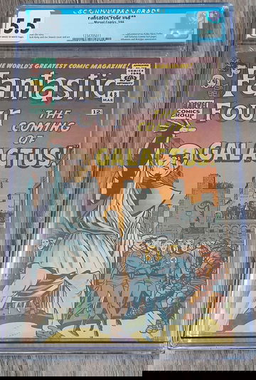 Fantastic four 48 cgc 5.5 1st appearance of silver surfer