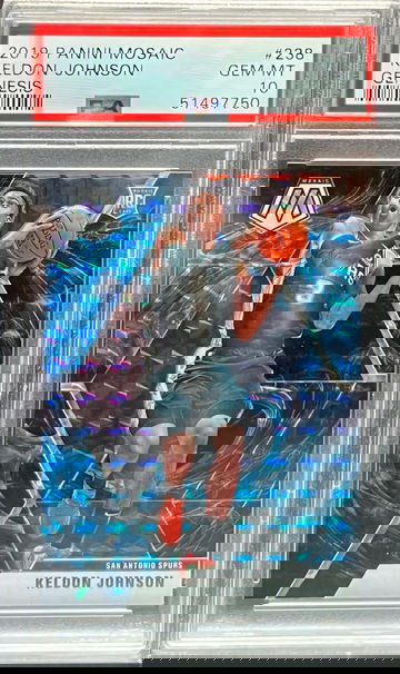 2019 Panini Mosaic Keldon Johnson 238 Genesis SSP! 