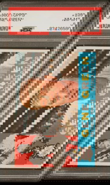 1960 Topps Gene Green #269 PSA 8 [BL-1C.1]