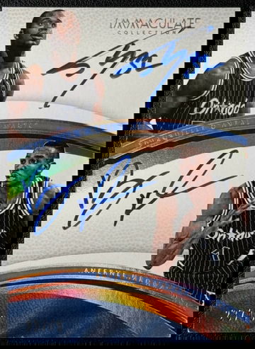 2016 Shaquille O’Neal / Anfernee “Penny” Hardaway Panini Immaculate Duals Autograph /49