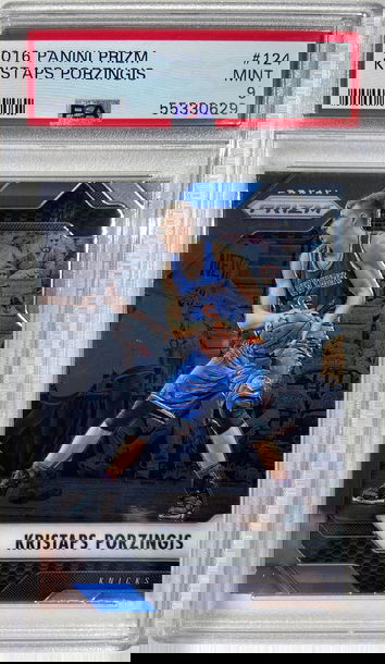 2016 Panini Prizm Kristaps Porzingis PSA 9 MINT