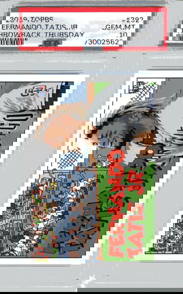 2019 Topps Throwback Thursday #292 Fernando Tatis JR RC Comic Strip SP PSA10