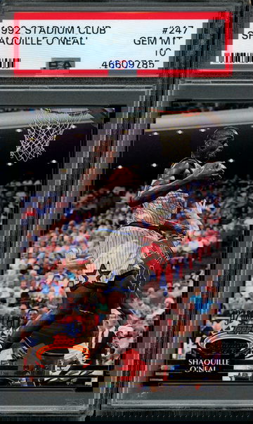 1992 Stadium Club #247 Shaquille O’Neal PSA GEM MINT 10