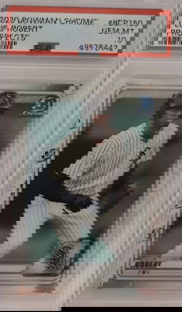 2020 Bowman Chrome Luis Robert #BCP150 PSA 10