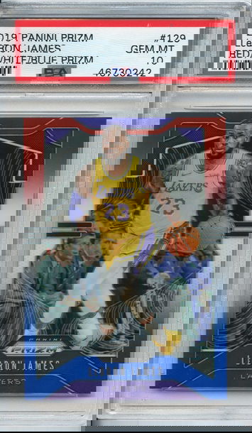 Lebron James Red White Blue Prizm PSA 10