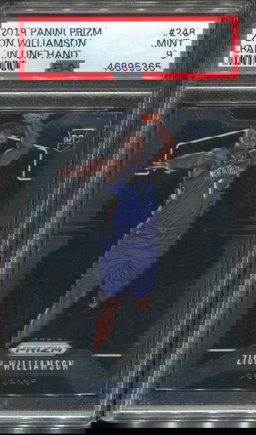 2019 Prizm Zion Williamson Rookie RC Variation Prizm PSA 9