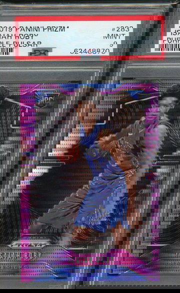 2019 Prizm Isaiah Roby Purple Pulsar /35 PSA 9 