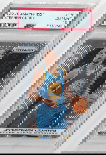 PSA 10 GEM MINT 2013 PANINI PRIZM STEPHEN CURRY CARD #176