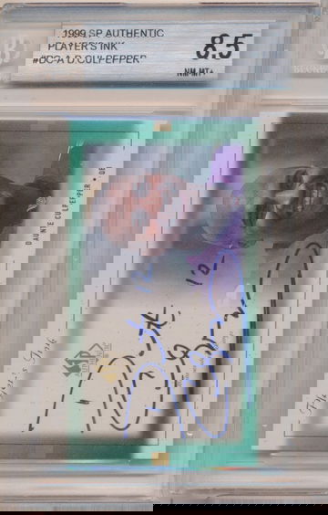 1999 SP AUTHENTIC DAUNTE CULPEPPER PLAYERS INK AUTO BGS 8.5