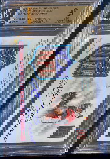 2019 National Treasures NFL Shield Kyler Murray RPA 1/1