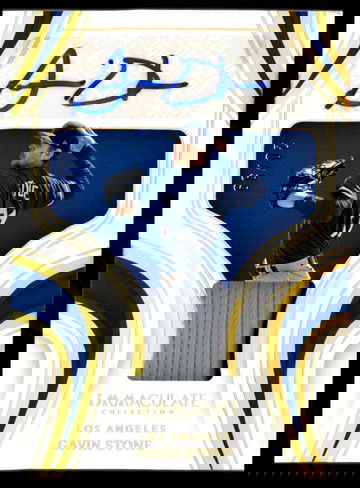 2023 Panini Immaculate Gavin Stone #IMS-GS Patch Auto /99