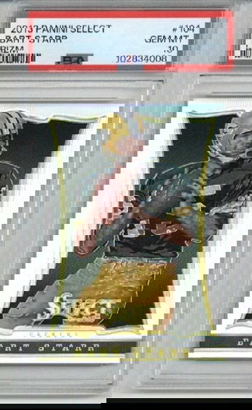 2013 PANINI SELECT PRIZM #104 BART STARR CARD GREEN BAY PACKERS PSA 10 LOW POP