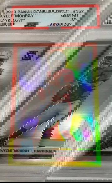 2019 Panini Donruss Optic Kyler Murray Red/Yellow PSA10 GEM