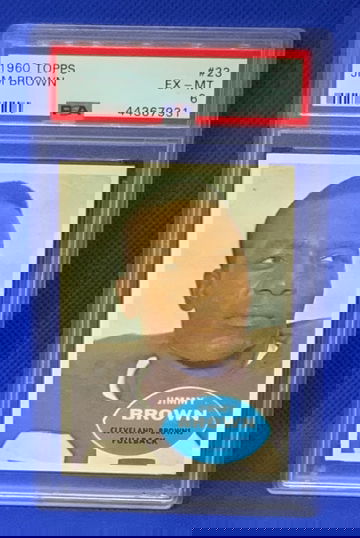 1960 topps Jim brown psa 6