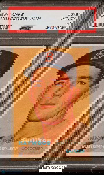 1957 Topps Haywood Sullivan #336 PSA 4