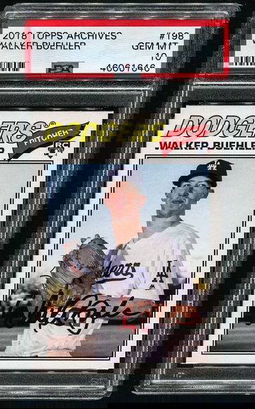 2018 Topps Archives Walker Buehler PSA10