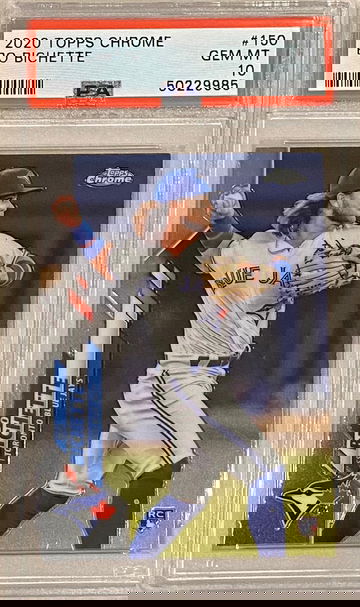 2020 Topps Chrome Bo Bichette RC Rookie PSA 10 Gem Mint