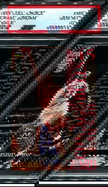 1995 Upper Deck UD Collector's Choice He's Back M5 Michael Jordan Chicago Bulls PSA 10 Gem Mint