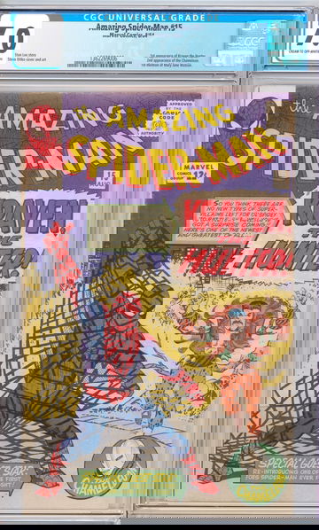 Amazing Spider-Man #15 CGC 7.0 1st Appearance of Kraven