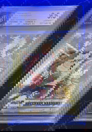 1993-94 Hoops 5th Anniversary #380 GOLD Anfernee Hardaway  BGS 9.5