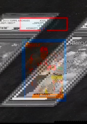 2013 Topps Archives #200 Mike Trout PSA 10 GEM MINT