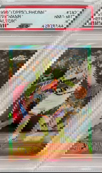 1996 Topps Chrome Steve Nash Refractor