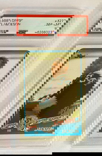 BO JACKSON 1988 Topps RC PSA 8