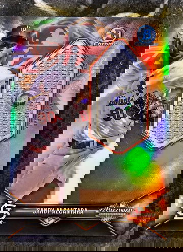 Sandy Alcantara 2018 Bowman Chrome Jersey Relic